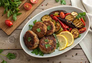 طرز تهیه کتلت بادمجان و سیب‌ زمینی