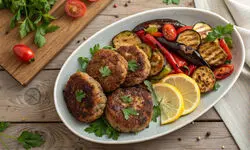 طرز تهیه کتلت بادمجان و سیب‌ زمینی