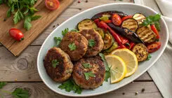 طرز تهیه کتلت بادمجان و سیب‌ زمینی
