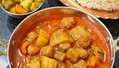 طرز تهیه خورش خیار چنبر با گوشت قلقلی
