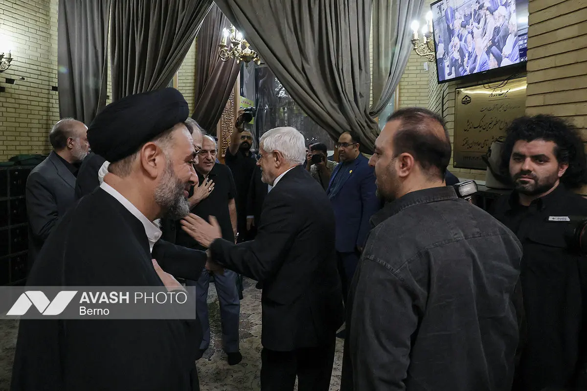 مراسم ختم همسر آیت‌الله سیستانی - تهران