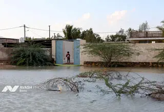 موج‌سواری در خیابان‌های بندرعباس پس از سیل سوژه شد