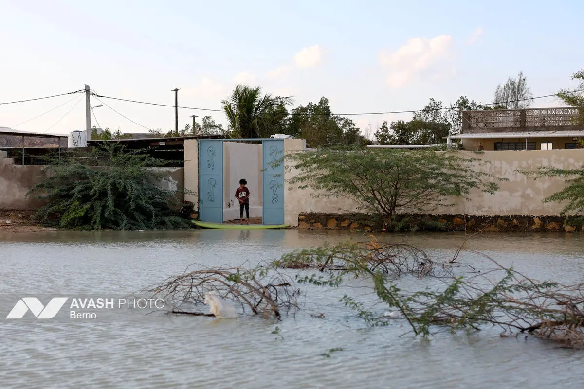 جزیره قشم پس از وقوع سیل