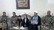 دیدار امیر سرتیپ صباحی فرد با خانواده یکی از شهدای ارتش در جنگ ۱۲ روزه