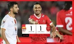 خلاصه بازی پرسپولیس مقابل فولاد / تساوی غیرمنتظره + فیلم

