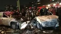 میکسر بتن ۴ خودرو را زیر گرفت