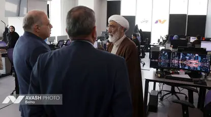 بازدید مصطفی پورمحمدی  از تحریریه آوش