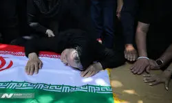 مراسم تشییع پیکر حمیدرضا درجاتی