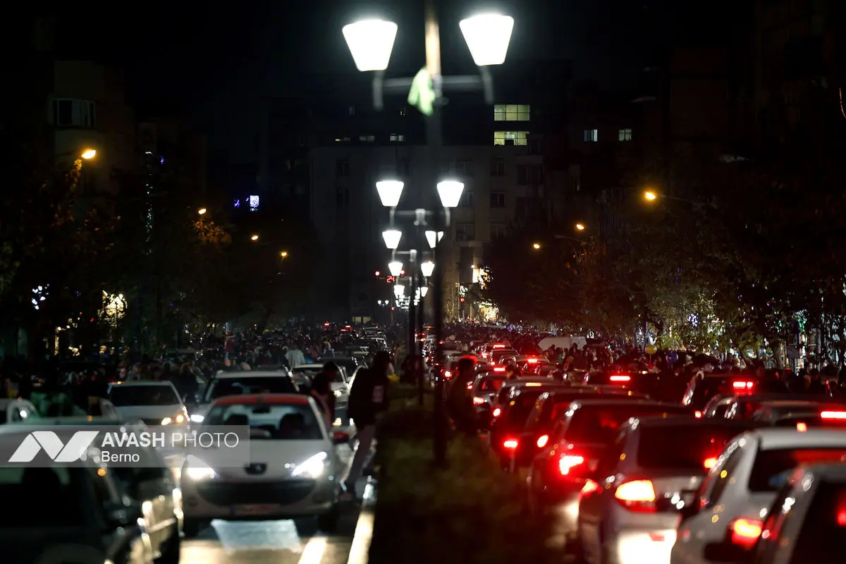 حال و هوای شب کریسمس - تهران