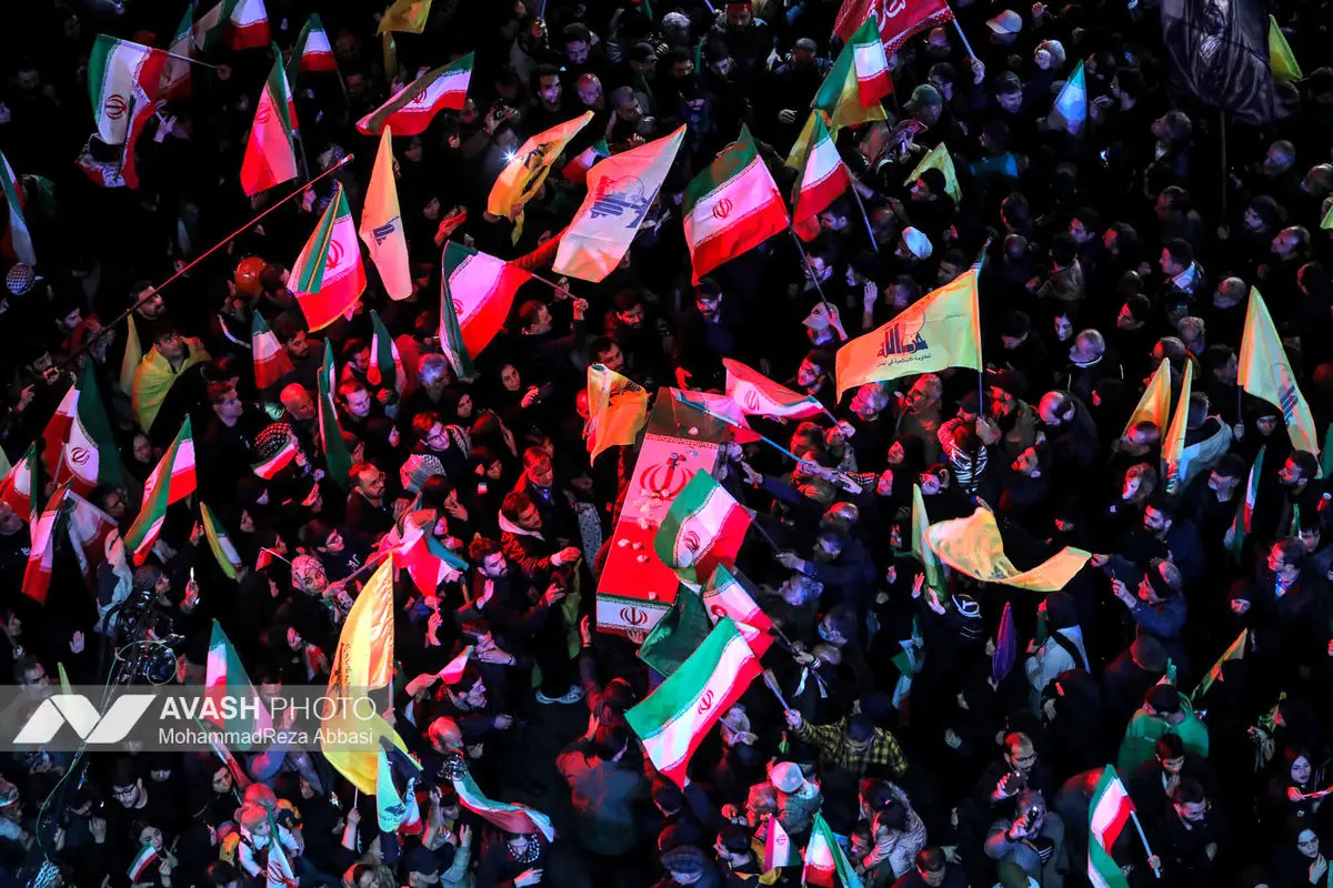 اجتماع مردمی در چهلمین شب شهادت رهبر معظم انقلاب