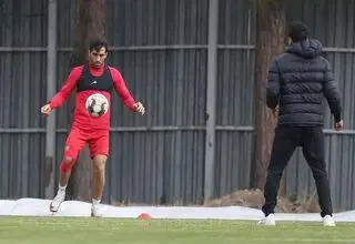 بازگشت امیری به تمرینات گروهی پرسپولیس