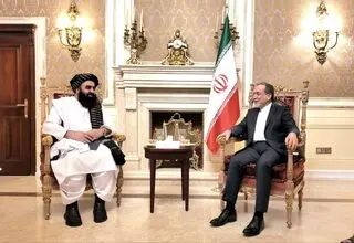 دیدار وزیران خارجه ایران و طالبان در تهران