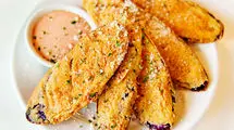طرز تهیه بادمجان سوخاری متفاوت، ارزان و خوشمزه/ فیلم