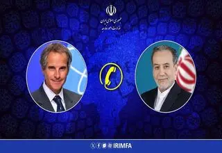 رایزنی تلفنی عراقچی و رافائل گروسی 