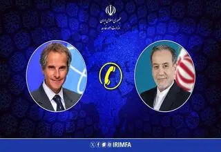 رایزنی تلفنی عراقچی و رافائل گروسی 