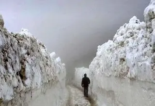 بارش یک‌ونیم متری برف در این منطقه