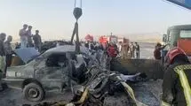 تصادف مرگبار پژو در جاده مشهد