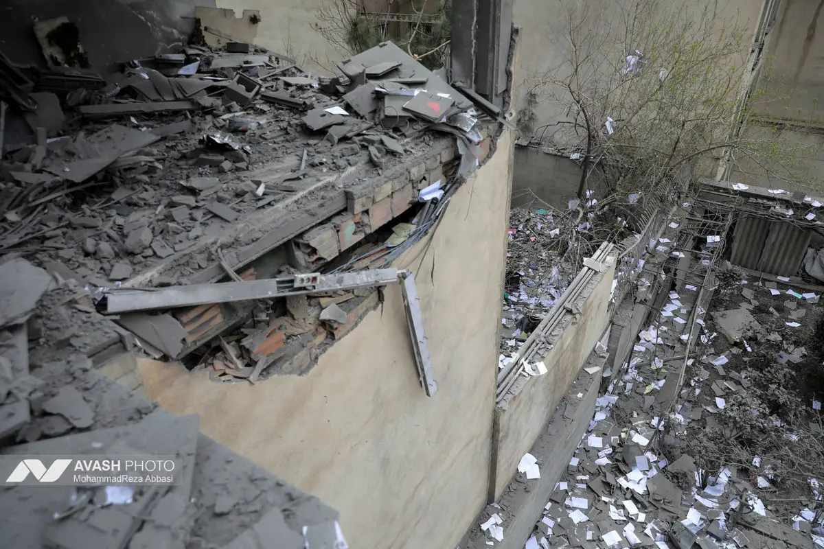 حمله موشکی به دفتر شبکه العربی قطر در تهران