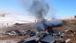 سقوط جنگنده هنگام اجرای نمایش هوایی+فیلم