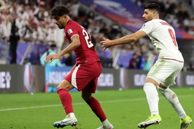  گل اول قطر به ایران توسط پدرو میگوئل+ فیلم