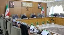 آرایش جلسه هیئت دولت در اولین جلسه رسمی بعد از حمله اسرائیل به ایران