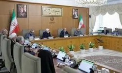 آرایش جلسه هیئت دولت در اولین جلسه رسمی بعد از حمله اسرائیل به ایران