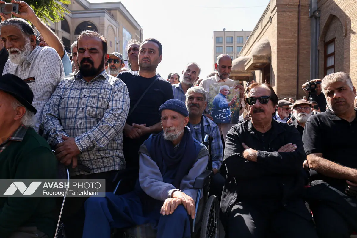 تشییع پیکر محمد کاسبی