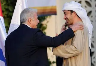 سفر رهبر مخالفان نتانیاهو به ابوظبی و دیدار با رئیس امارات