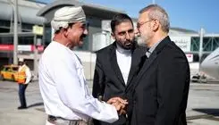 کدام مقام عمانی از لاریجانی استقبال کرد؟