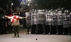 در گرجستان آشوب به پا شد 