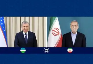 رئیس جمهور ازبکستان برای پزشکیان پیام فرستاد