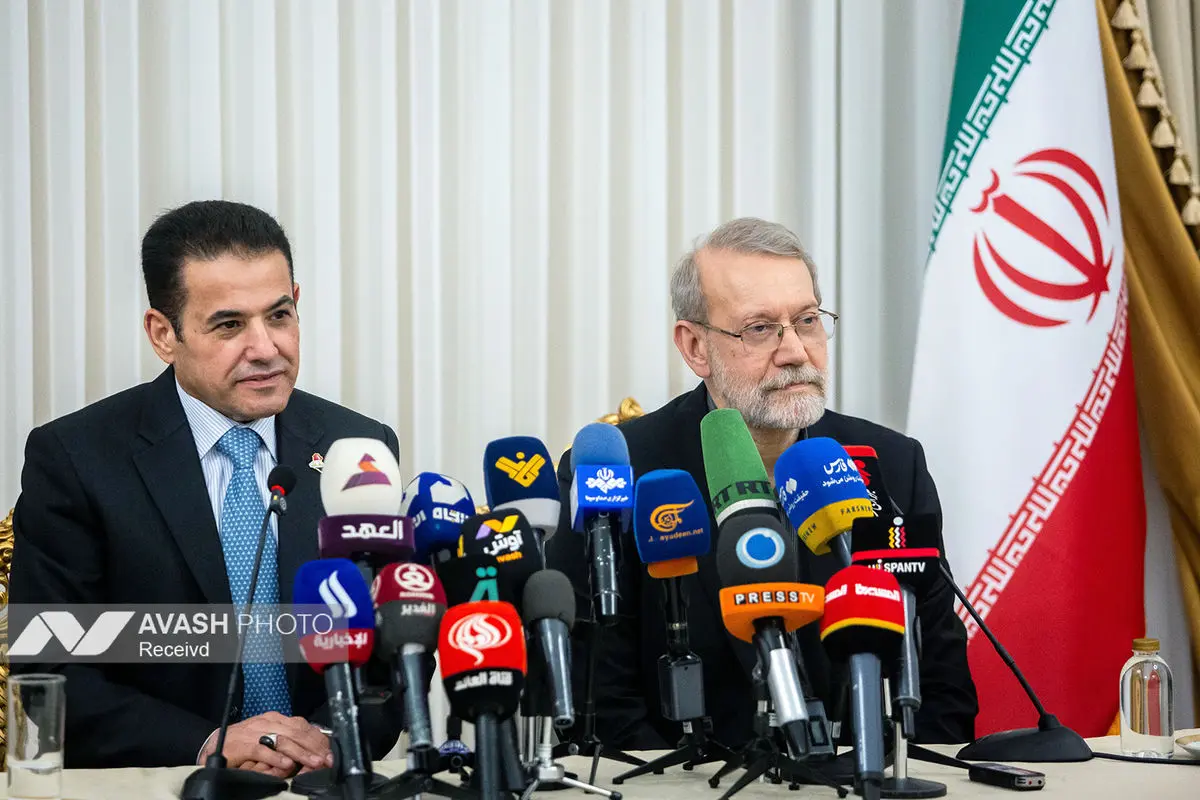 کنفرانس مشترک مطبوعاتی دبیر شورای عالی امنیت ملی و مشاور امنیت ملی عراق
