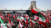 وداع آخر مردم پایتخت با رهبر شهید انقلاب/ حضرت آیت الله خامنه ای برای همیشه از تهران رفتند/ فیلم