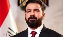 علی الزیدی از پیکر رهبر شهید استقبال می‌کند