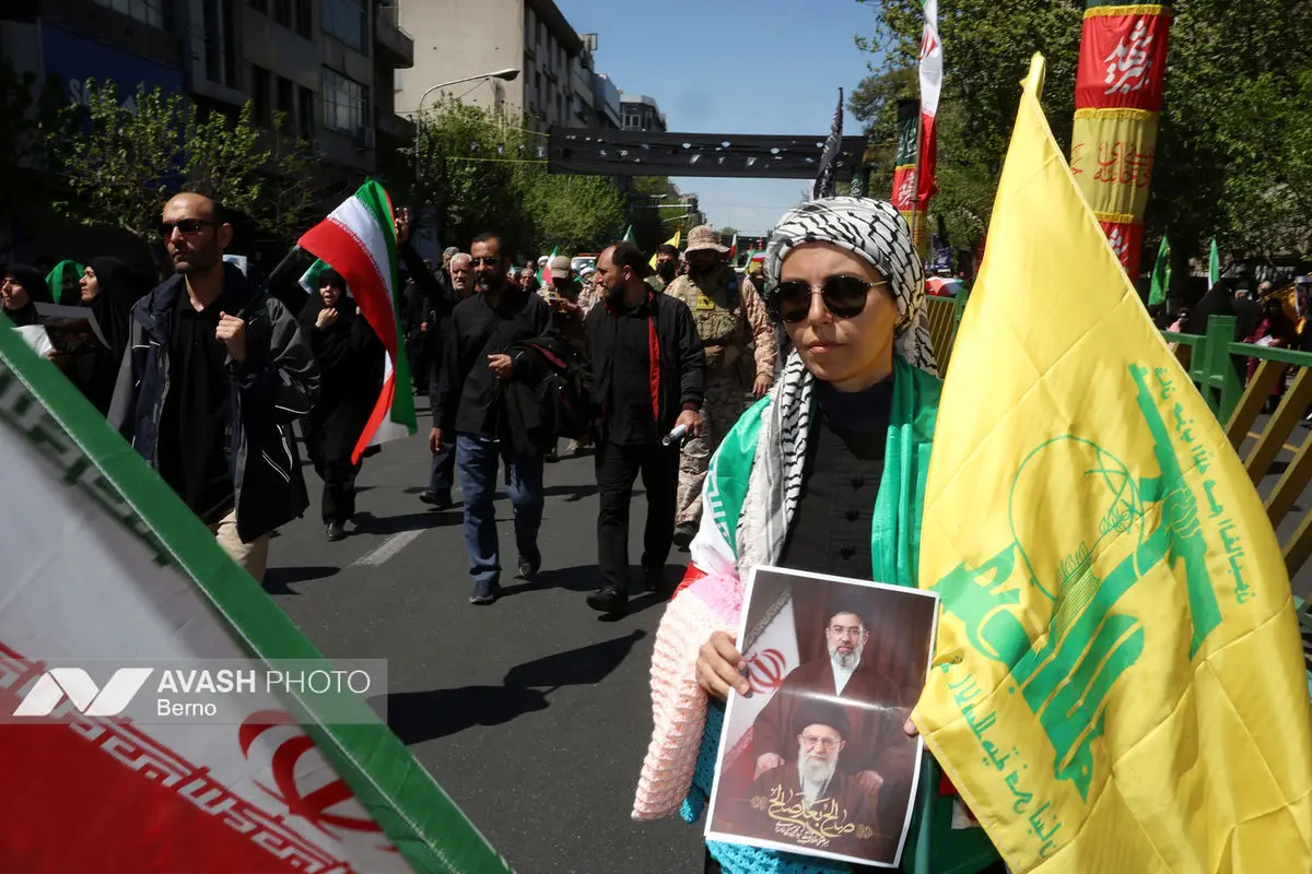 مراسم اربعین رهبر شهید انقلاب در تهران -۱