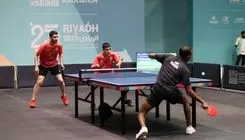 اولین برد تیم ملی تنیس روی میز مردان ایران مقابل مالدیو