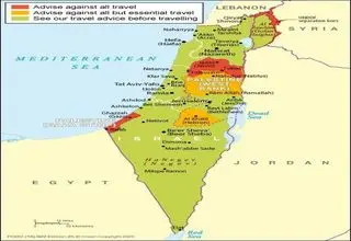 نام فلسطین در نقشه‌های رسمی بریتانیا ثبت شد