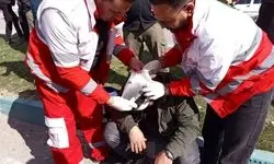 انتقال مصدومان حمله هوایی امروز خرم‌آباد