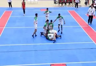 پیروزی تیم کبدی ایران مقابل پاکستان