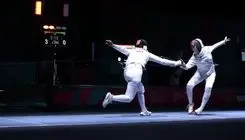 صعود ریحانه رضایی به دور بعدی مسابقات شمشیربازی