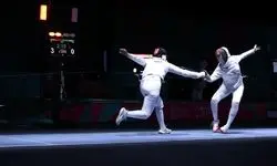 صعود ریحانه رضایی به دور بعدی مسابقات شمشیربازی