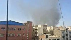 آتش سوزی در پل روشندلان تهران + جزئیات