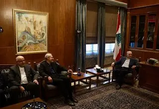  لاریجانی با رئیس مجلس لبنان دیدار کرد