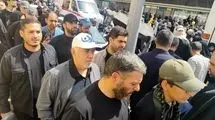 حضور محمدجواد ظریف در مراسم تشییع شهدای اقتدار