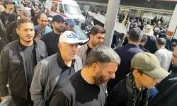 حضور محمدجواد ظریف در مراسم تشییع شهدای اقتدار