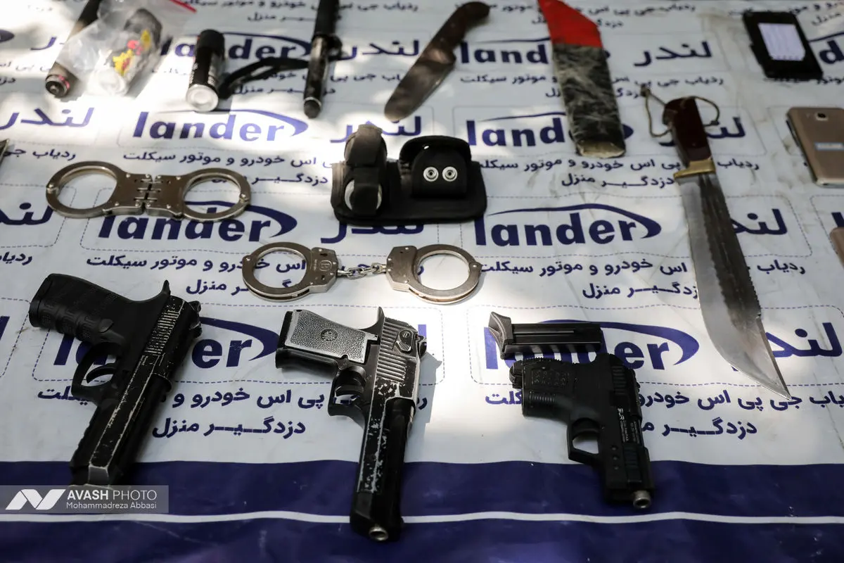 دستگیری 140 سارق خشن در تهران
