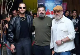 استایل خاص امیر مقاره در اکران مردمی «شاه‎ نقش»+فیلم و عکس