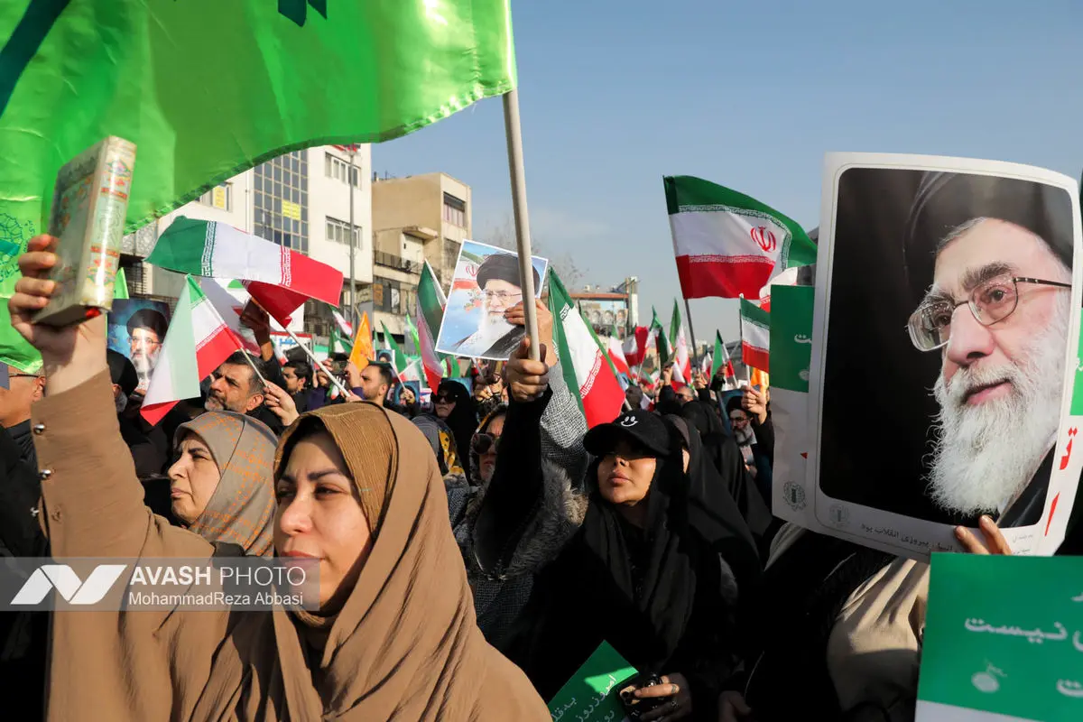 راهپیمایی محکومیت اقدامات تروریستی آمریکا و رژیم صهیونیستی علیه ملت ایران - تهران