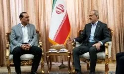 عاصم منیر با پزشکیان دیدار کرد
