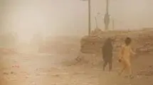 طوفان ۱۰۰ کیلومتر در ساعت گردوخاک در این منطقه